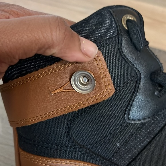 Levis Men's Jeffrey Hi 501 Core Sneaker Men’s 10M Black Tan - Picture 5 of 10